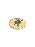 Moose Wooden Magnet
