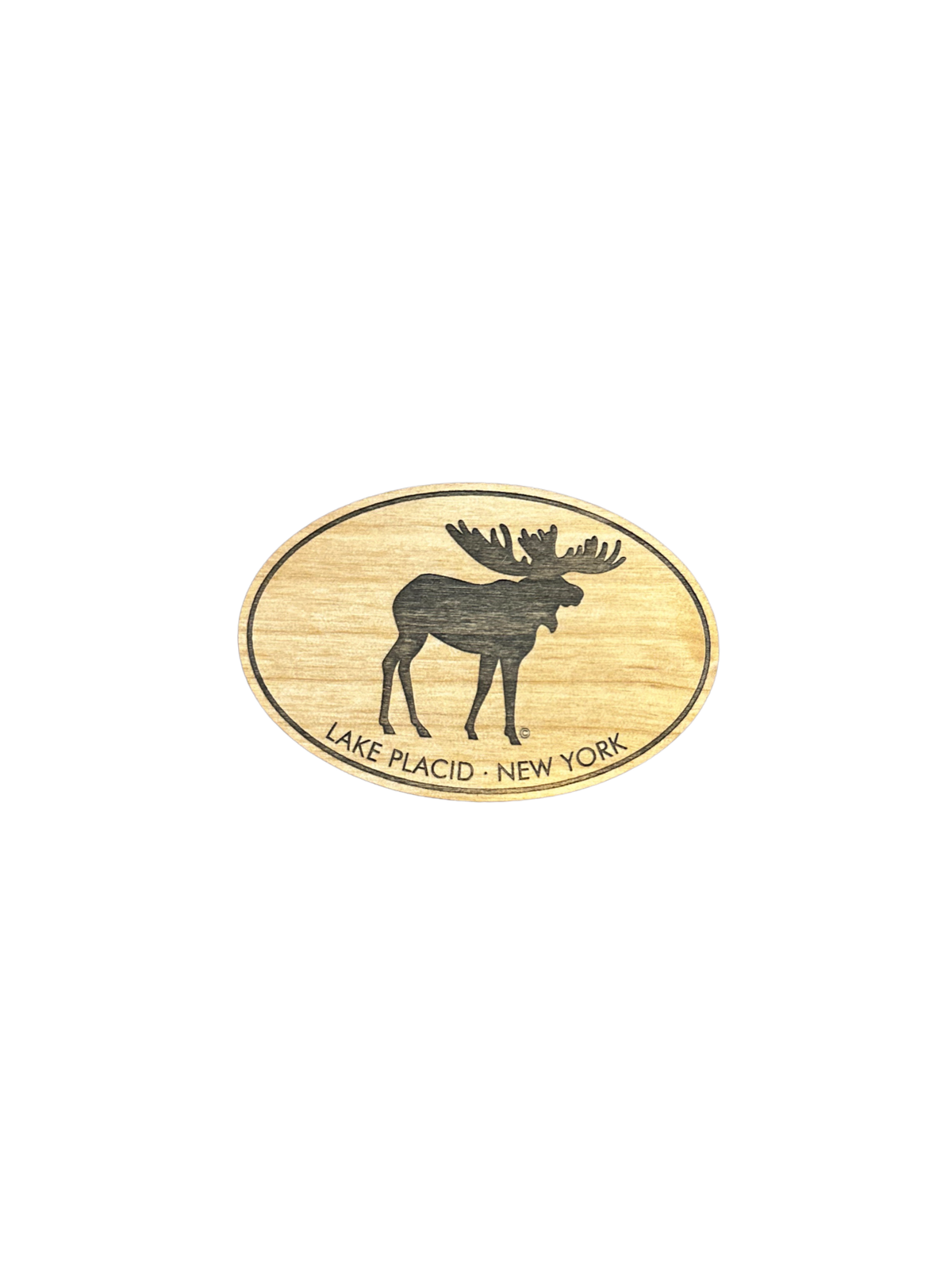 Moose Wooden Magnet