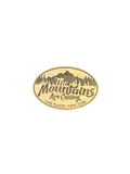 The Mountains Are Calling Wooden Magnet